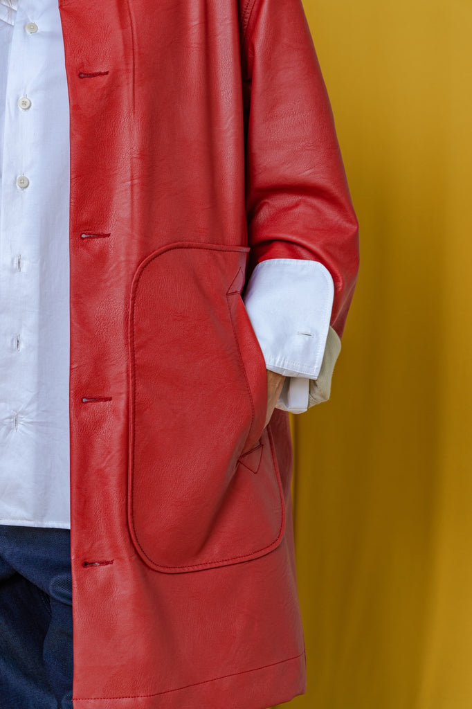 LAGOFRA Miramar Coat Blacknecked Red
