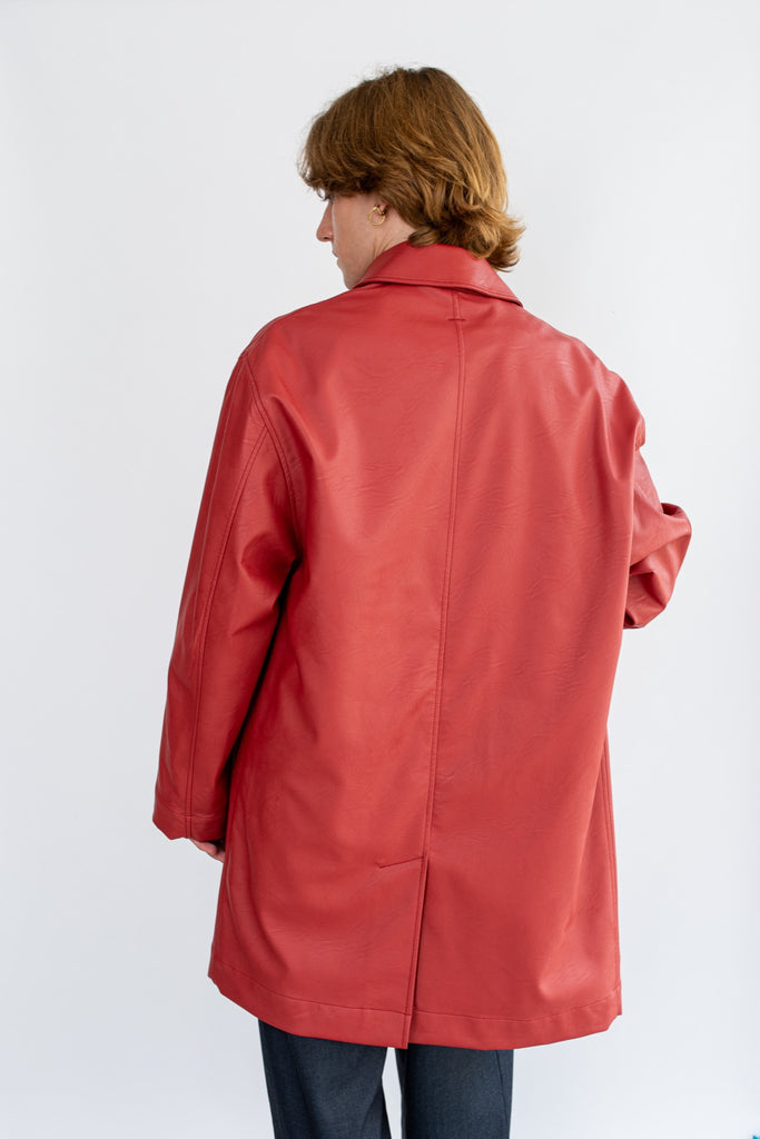 LAGOFRA Miramar Coat Blacknecked Red