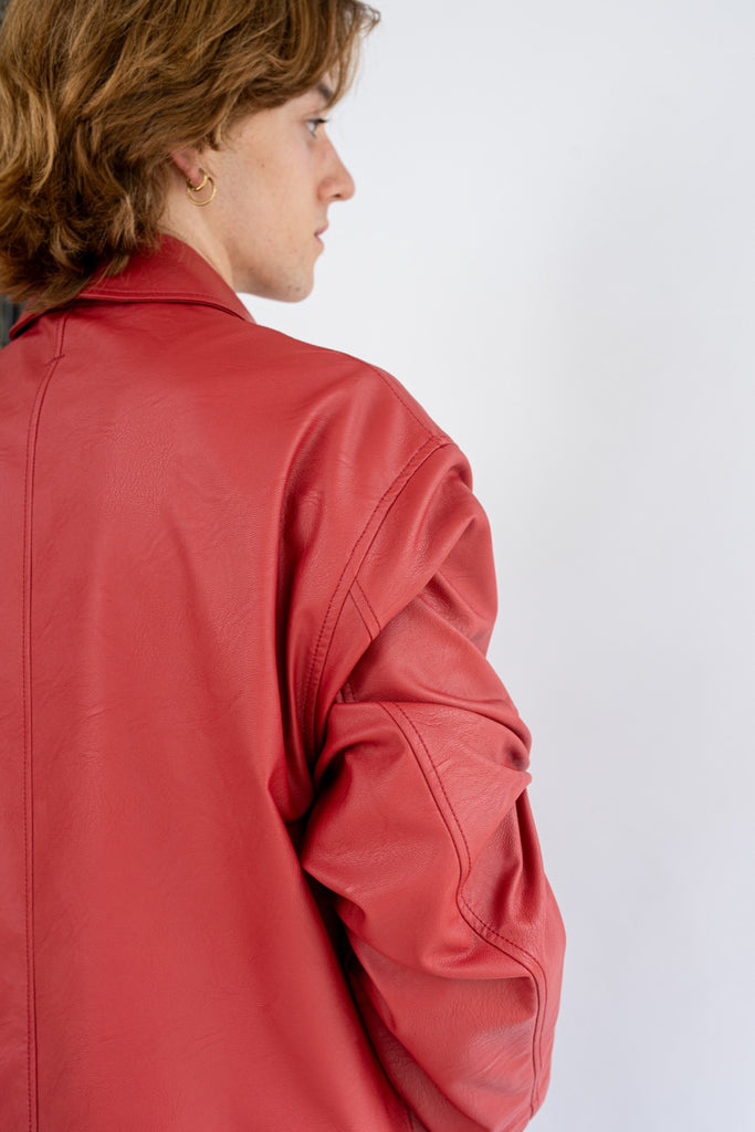 LAGOFRA Miramar Coat Blacknecked Red