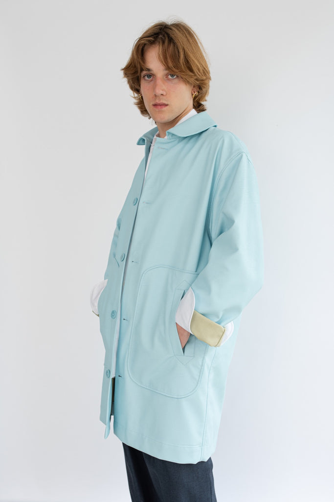 LAGOFRA Miramar Coat Sky Blue