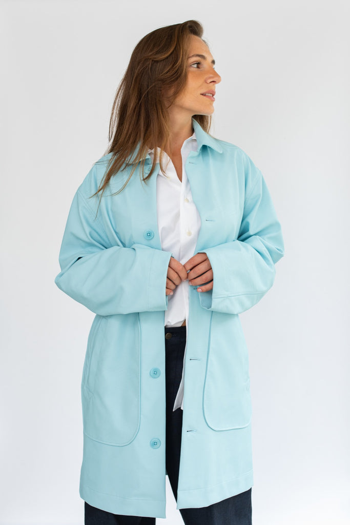 LAGOFRA Miramar Coat Sky Blue
