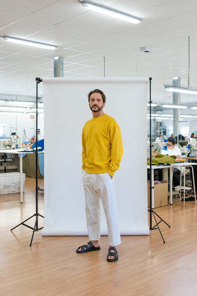 LAGOFRA Leisure Sweat Mustard